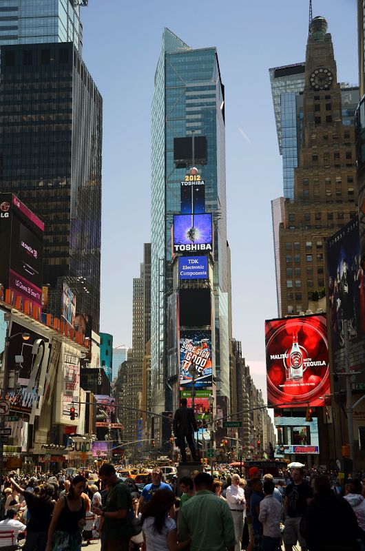 New York City Times Square 03B View South To 1 Times Square